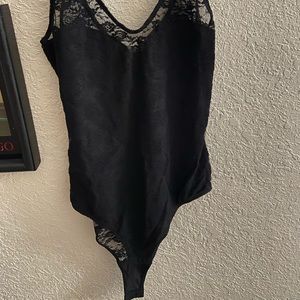 H&M Black Lace Bodysuit